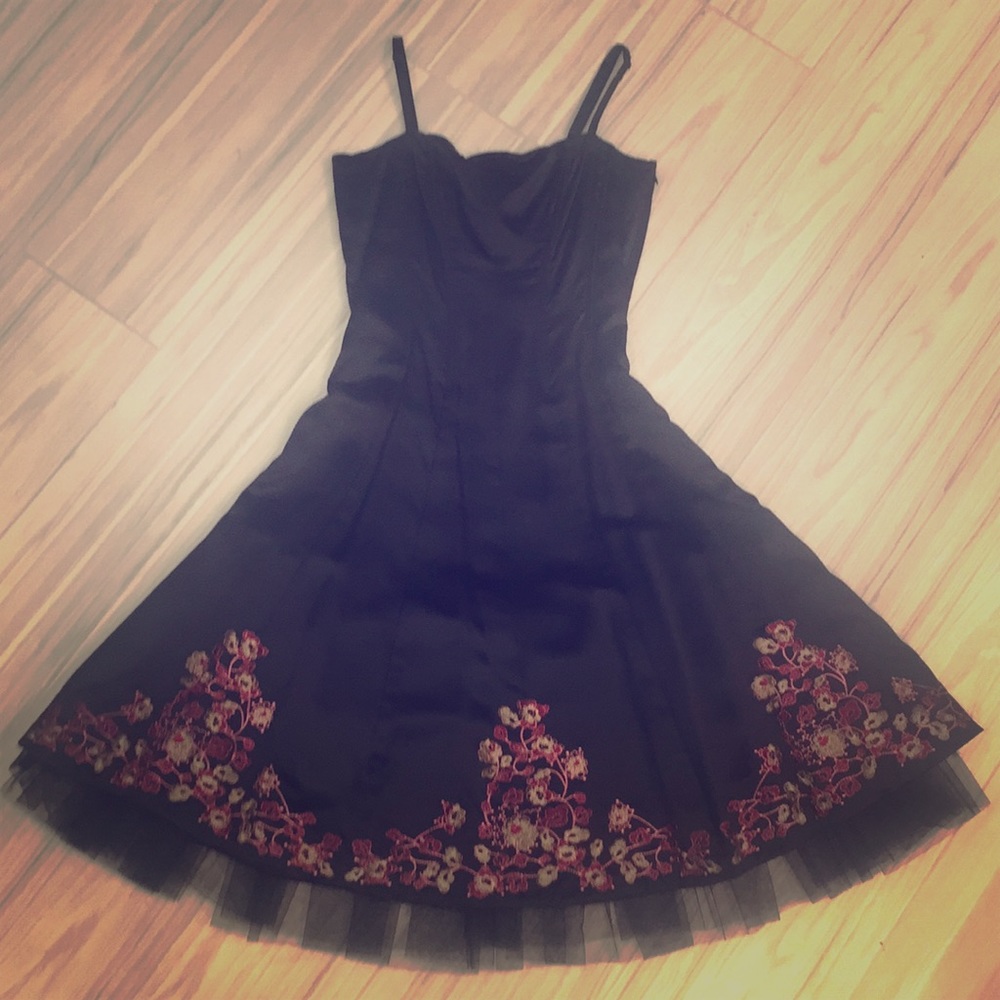 Betsy Johnson Tea Length Cocktail Dress